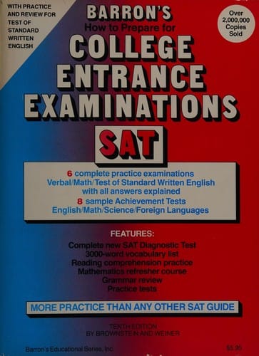 Barron's How to prepare for college entrance examinations