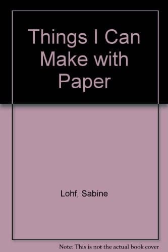 Things I can make with paper