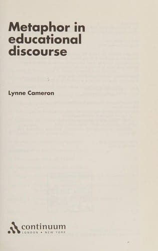 METAPHOR IN EDUCATIONAL DISCOURSE.