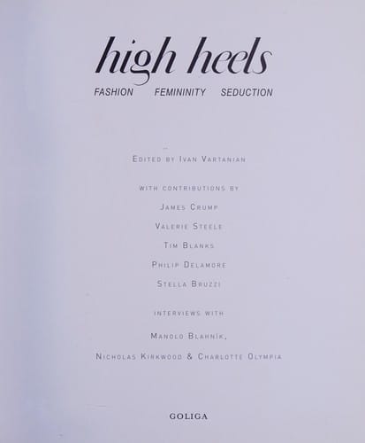 High heels: fashion, femininity, seduction