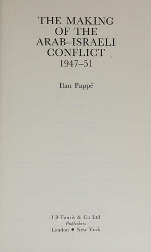 The making of the Arab-Israeli conflict, 1947-1951