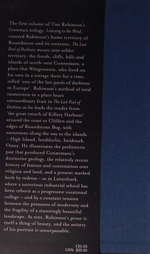 Connemara: the last pool of darkness