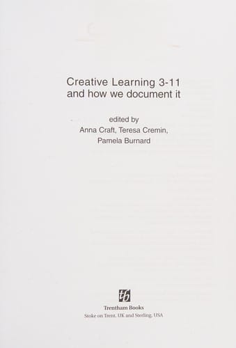 Creative Learning 3-11: And How We Document It