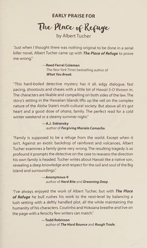 The place of refuge: a novella