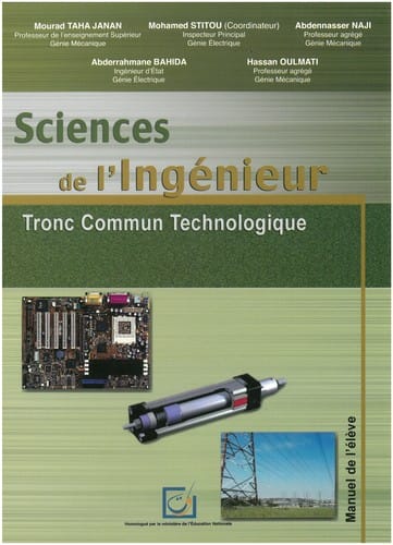 Sciences de l'ingénieur: Tronc Commun Technologique