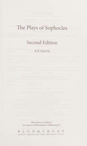 Plays of Sophocles