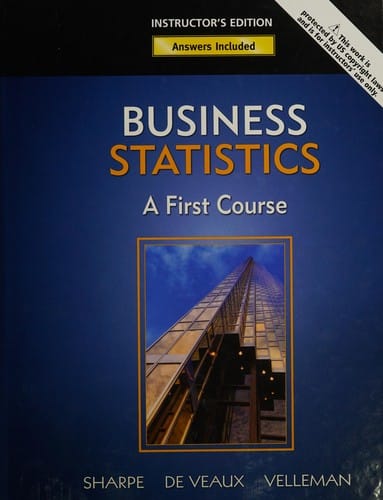 Business statistics: a first course