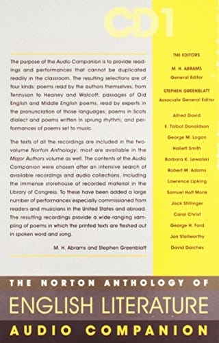 Norton Anthology of English Literature
