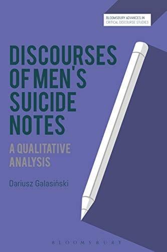 Discourses of Men's Suicide Notes: A Qualitative Analysis