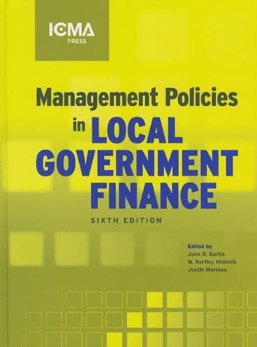Management policies in local government finance