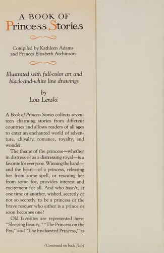 A Book of princess stories