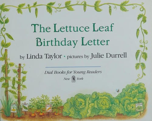 The lettuce leaf birthday letter