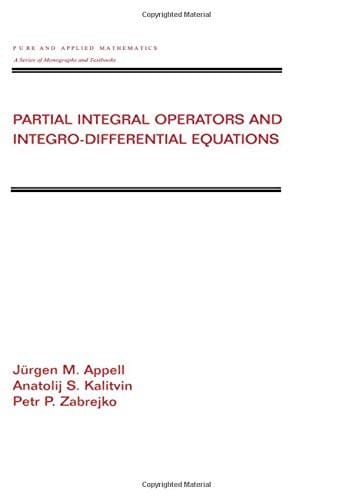 Partial integral operators and integro-differential equations