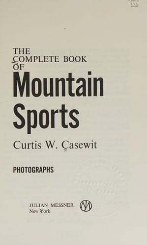 The complete book of mountain sports
