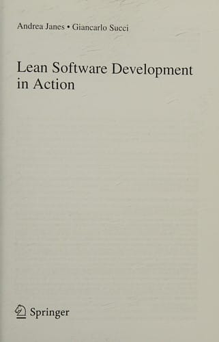 Lean Software Development in Action