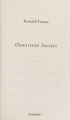 Unwritten Secrets