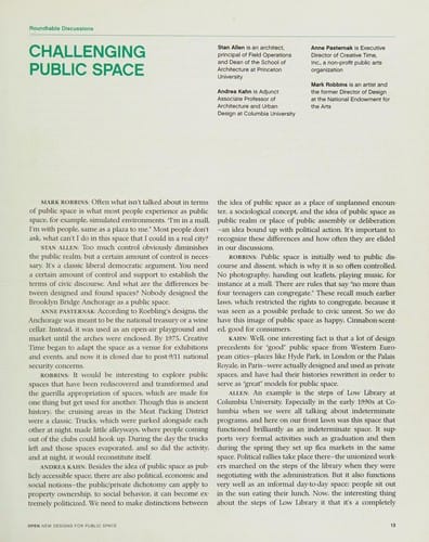 Open: new designs for public space