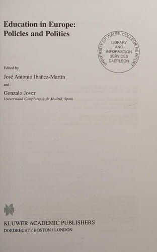 Education in Europe: policies and politics