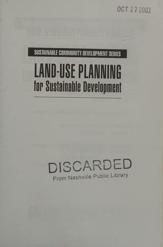 Land-use planning for sustainable development