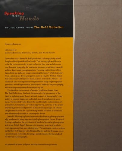 Speaking with hands: photographs from the Buhl Collection
