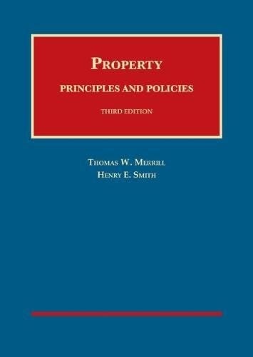Property: Principles and Policies