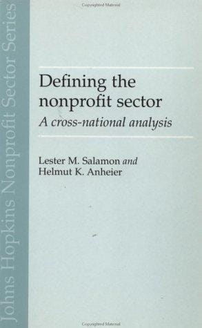 Defining the nonprofit sector: a cross-national analysis