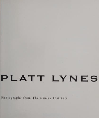 George Platt Lynes: photographs from the Kinsey Institute