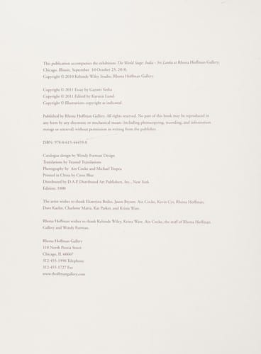 Kehinde Wiley: the World Stage, India, Sri Lanka