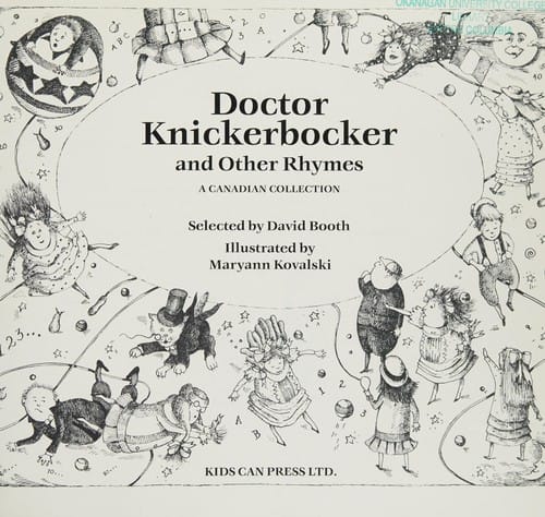 Doctor Knickerbocker and other rhymes: a Canadian collection