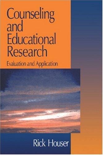 Counseling and educational research: evaluation and application