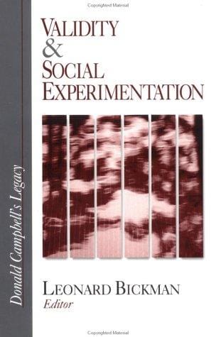 Validity and Social Experimentation: Donald Campbell's Legacy