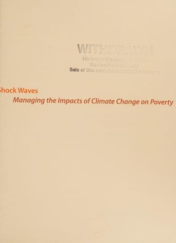 Shock waves: managing the impacts of climate change on poverty