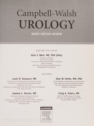 Campbell-Walsh urology ninth edition review