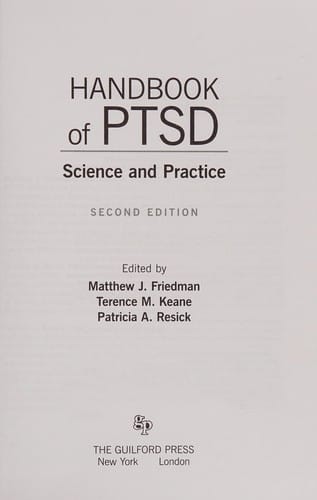 Handbook of PTSD, Second Edition: Science and Practice