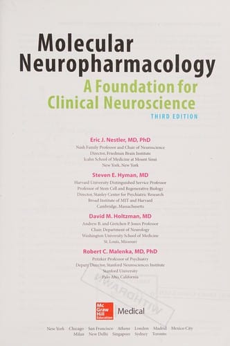 Molecular Neuropharmacology: A Foundation for Clinical Neuroscience