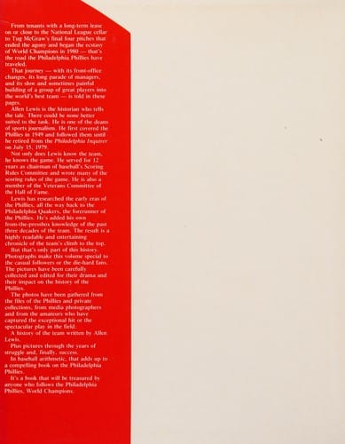 The Philadelphia Phillies: a pictorial history