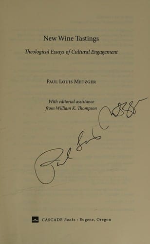 New wine tastings: theological essays of cultural engagement