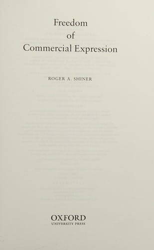 Freedom of commercial expression