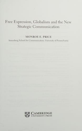 Free Expression, Globalism, and the New Strategic Communication