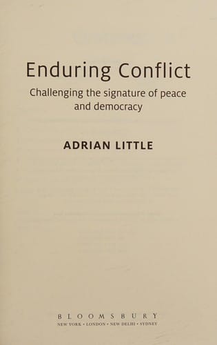 Enduring conflict: challenging the signature of peace and democracy