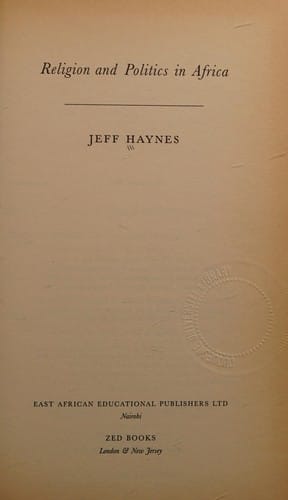 Religion and politics in Africa