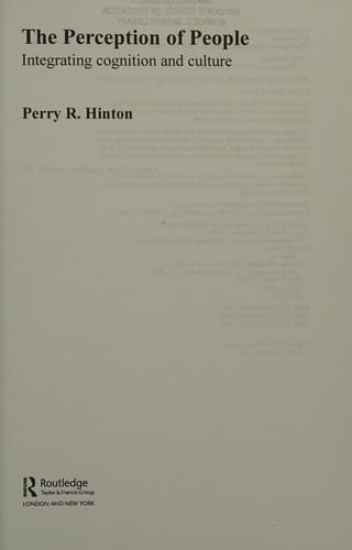 The Psychology of Interpersonal Perception