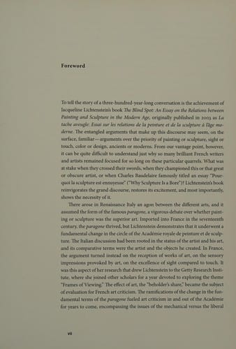 The blind spot: an essay on the relations between painting and sculpture in the modern age