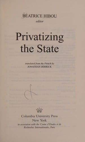 Privatizing the state
