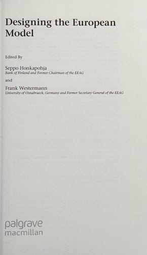 Current Problems in the European Economy