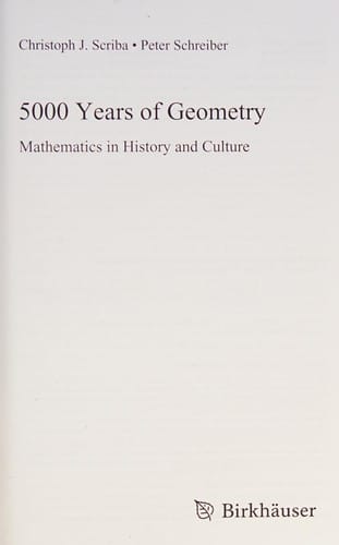 5000 Years of Geometry