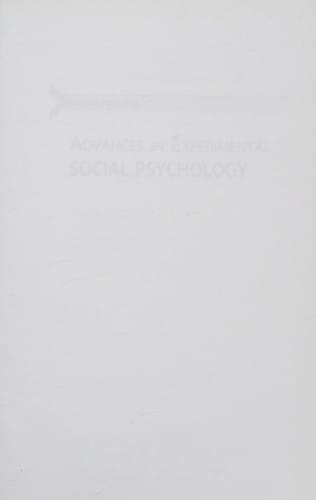 Advances in Experimental Social Psychology