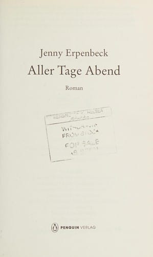 Aller Tage Abend (German Edition)