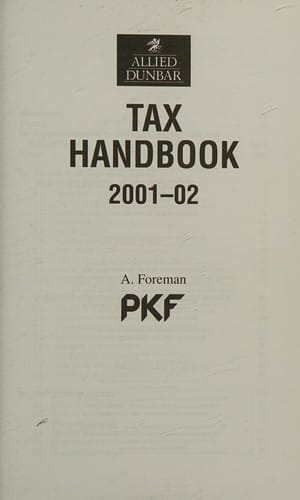 Allied Dunbar Tax Handbook