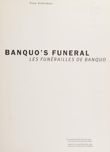 Banquo's funeral =: Les funérailles de banquo